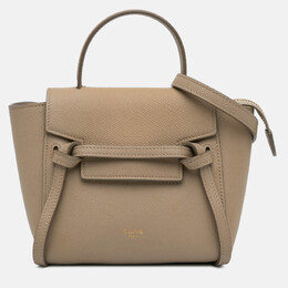 Celine: Бежевая сумка 