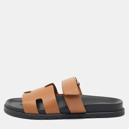 Hermes: Коричневые сандалии 