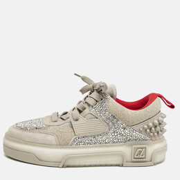 Christian Louboutin: Красные кроссовки 