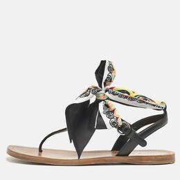 Prada: Чёрные сандалии 