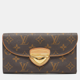 Louis Vuitton: Коричневый кошелёк 