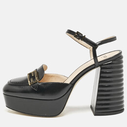 Fendi: Чёрные сандалии  Promenade