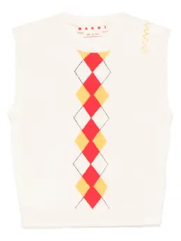 Marni: Светлый жилет 