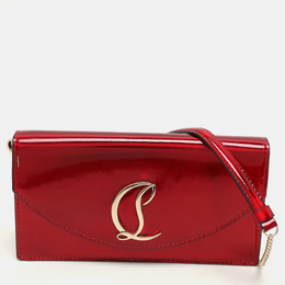Christian Louboutin: Красный клатч 