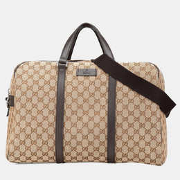 Gucci: Бежевая сумка  GG