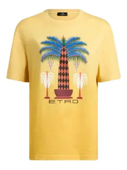 ETRO: Жёлтая футболка 