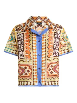 ETRO: Рубашка с растительным принтом 