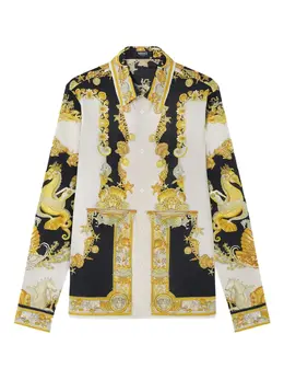 Versace: Рубашка на пуговицах 