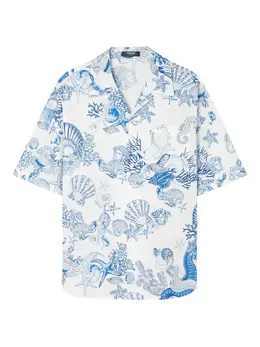 Versace: Хлопковая рубашка 