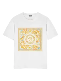 Versace: Футболка с принтом 
