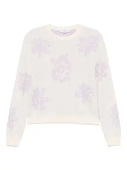 Maison Kitsuné: Белый свитер 