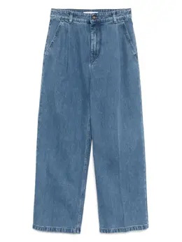 Maison Kitsuné: Светлые джинсы 