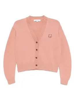 Maison Kitsuné: Розовый кардиган 