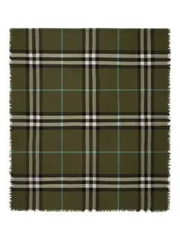 Burberry: Зелёный шарф 