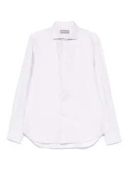 Canali: Белая рубашка 