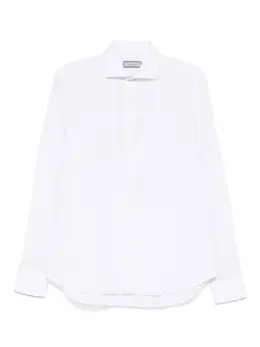 Canali: Рубашка в полоску 