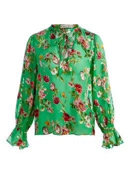 alice + olivia: Зелёная рубашка 