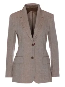 Max Mara: Льняной жакет 