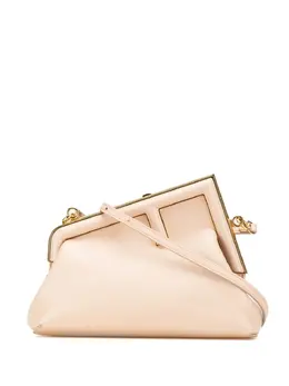 Fendi Pre-Owned: Коричневая сумка через плечо 
