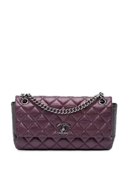 CHANEL Pre-Owned: Фиолетовая сумка 