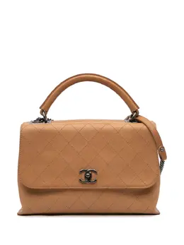 CHANEL Pre-Owned: Коричневая сумка 