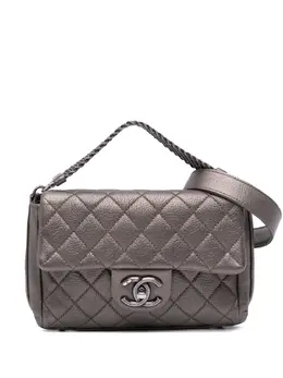 CHANEL Pre-Owned: Коричневая сумка 