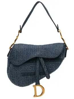 Christian Dior Pre-Owned: Голубая сумка 