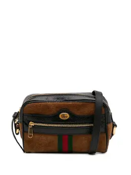 Gucci Pre-Owned: Чёрная сумка через плечо 