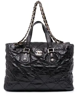 CHANEL Pre-Owned: Чёрная сумка 