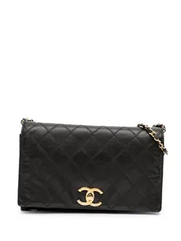 CHANEL Pre-Owned: Чёрная сумка через плечо 