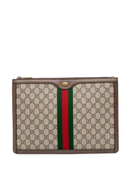 Gucci Pre-Owned: Коричневый клатч 