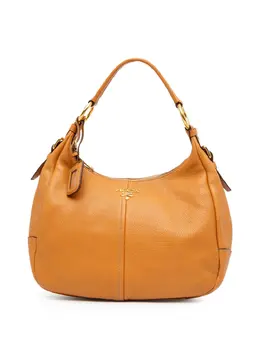 Prada Pre-Owned: Коричневая сумка 