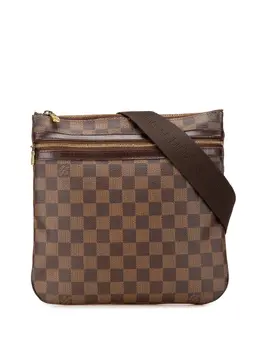 Louis Vuitton Pre-Owned: Коричневая сумка через плечо 
