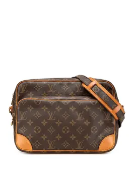 Louis Vuitton Pre-Owned: Коричневая сумка через плечо 