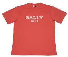 Bally: Оранжевая футболка 