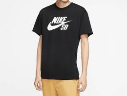 Nike: Чёрная футболка  HBR