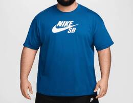 Nike: Синяя футболка  Court
