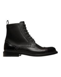 Bally: Чёрные ботинки 
