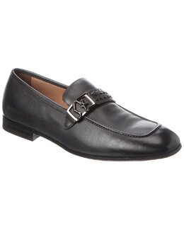 Salvatore Ferragamo: Серые мокасины 