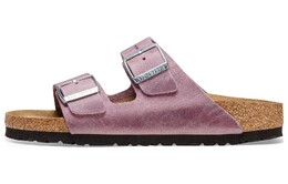 Birkenstock: Фиолетовые шлёпанцы  Arizona