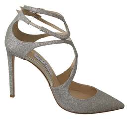 JIMMY CHOO: Серебристые туфли 