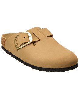 Birkenstock: Зелёные сабо  Boston