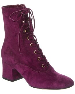 Gianvito Rossi: Фиолетовые ботинки 
