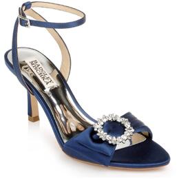 Badgley Mischka: Тёмные босоножки 