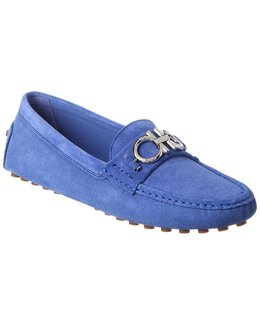 Salvatore Ferragamo: Синие мокасины 