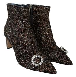 JIMMY CHOO: Коричневые сапоги 