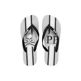 Philipp Plein: Серые шлёпанцы 