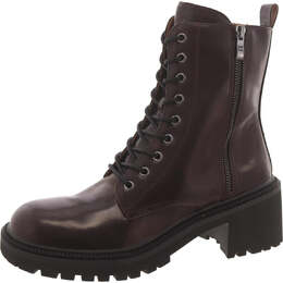Steve Madden: Бордовые ботинки 