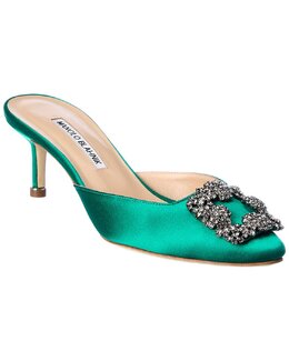 Manolo Blahnik: Зелёные туфли 