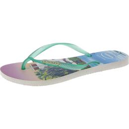 Havaianas: Зелёные шлёпанцы 